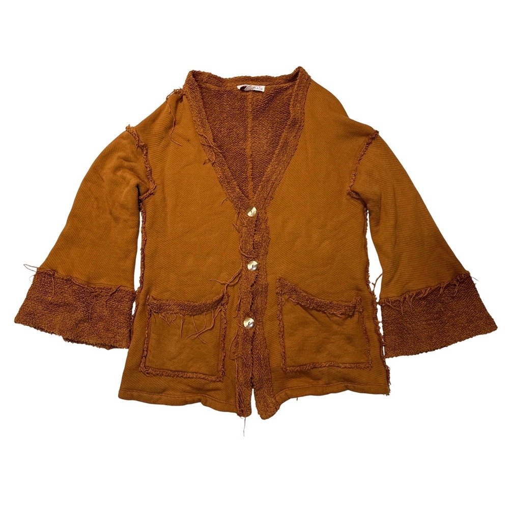 Free‎ People Beach Brown Cardigan Womens - Small